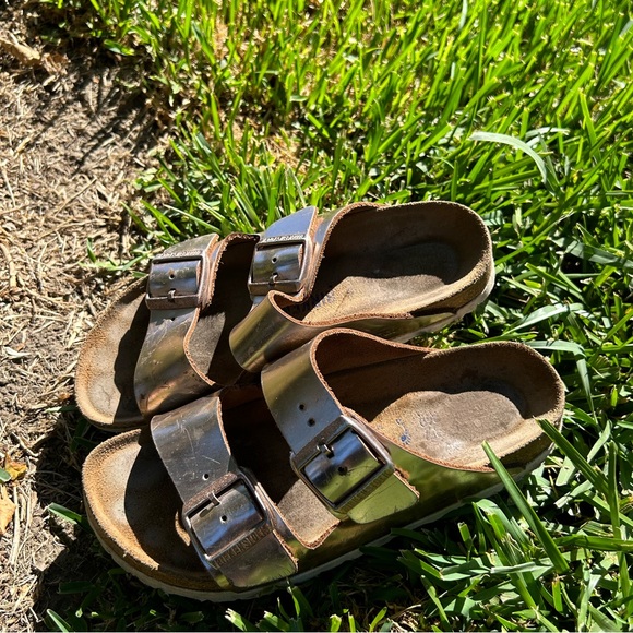 Birkenstock Arizona metallic rose gold size 37 - Picture 12 of 12
